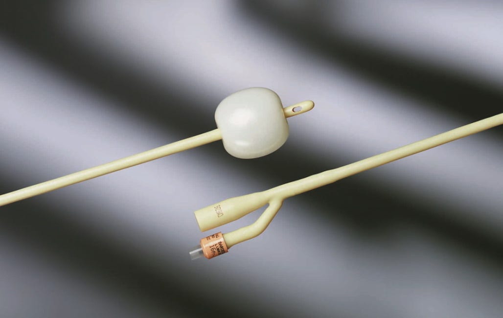 Bardex Ic Catheter 16 G Male 5cc Latex 43cm Grey