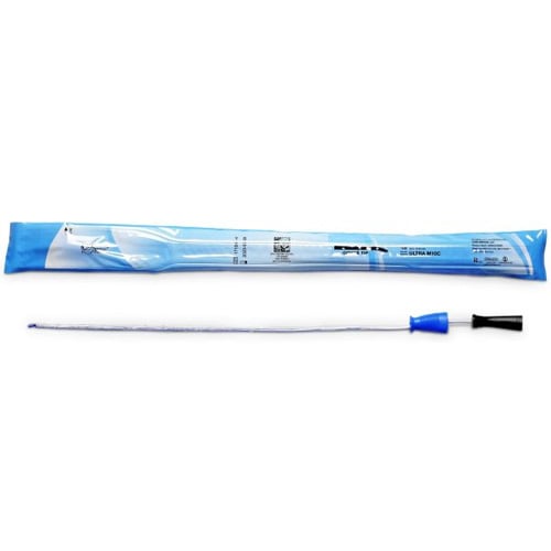 Cure Catheter Nelaton Coude Tip Fg10 Male 40cm Black