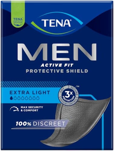 Tena Men Protective Shield Black 180x138mm 98ml Black