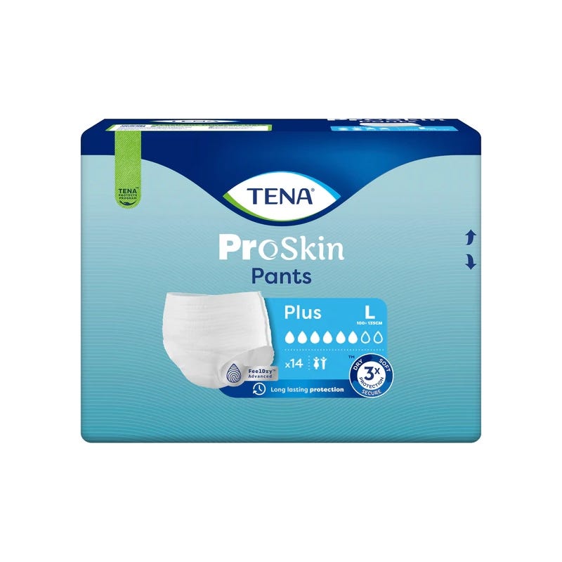 Tena Proskin Pants Plus Large 100 135 Cm Unisex 1008ml