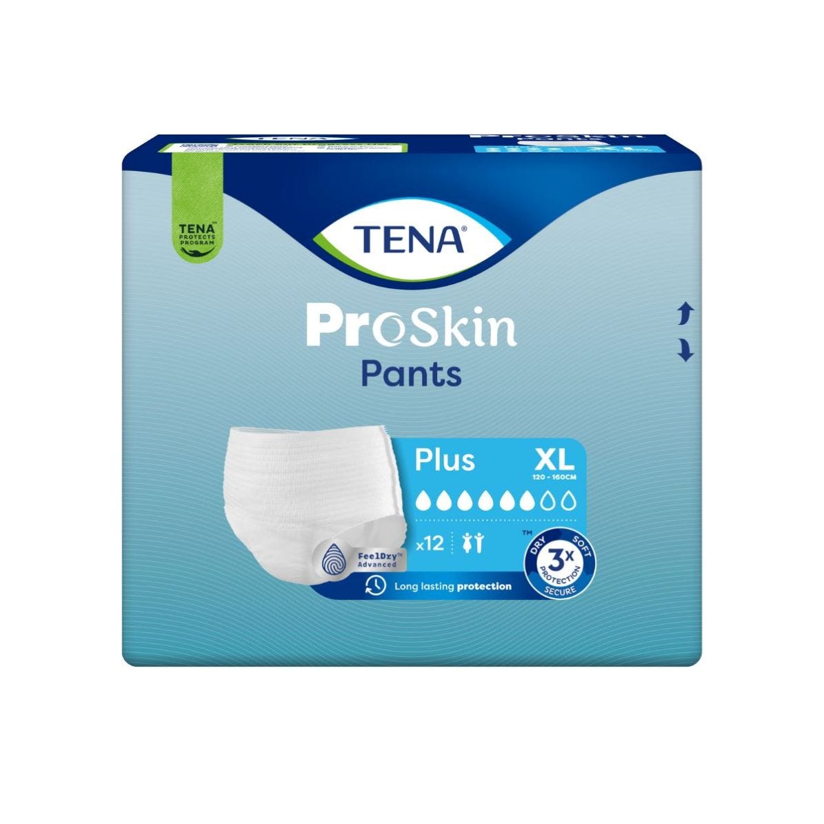 Tena Proskin Pants Plus X Large 120 160cm Unisex 1008ml