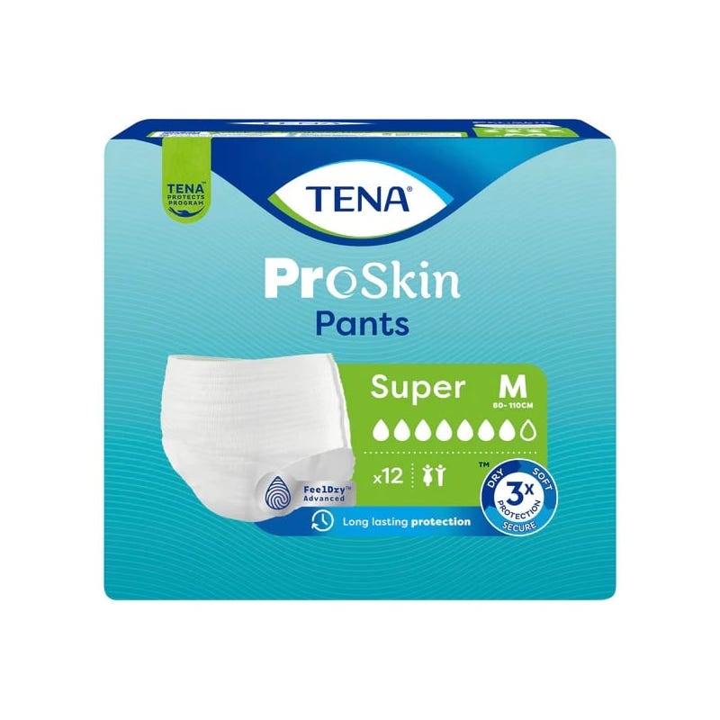 Tena Proskin Pants Super Medium 80 110cm Unisex 1407ml