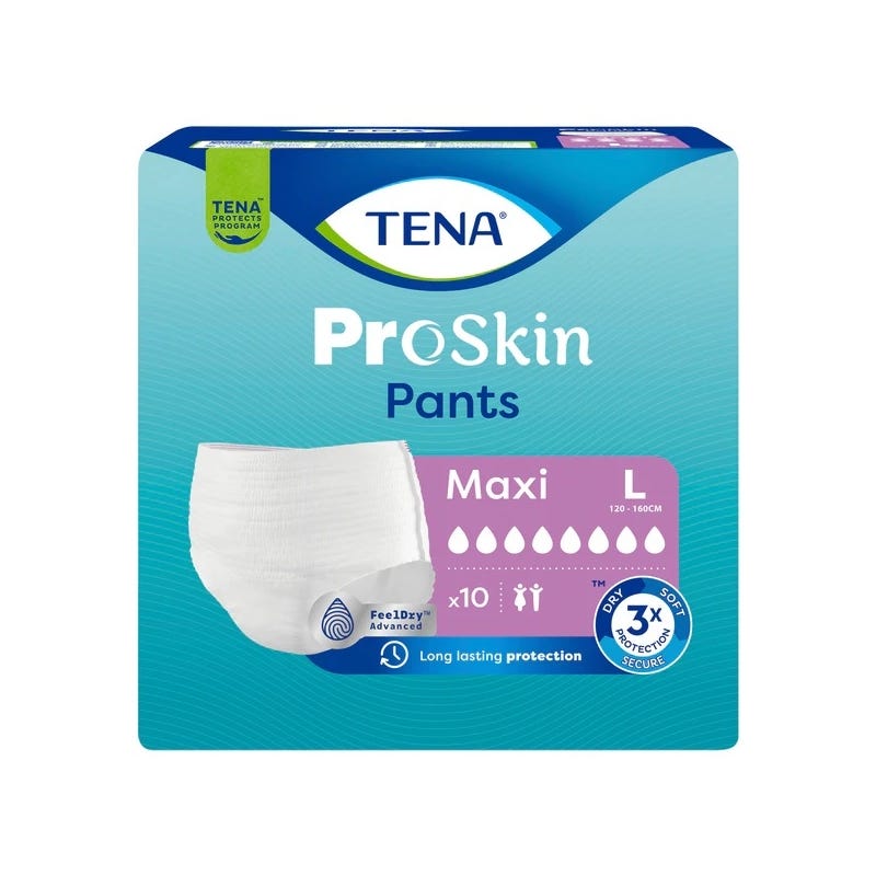 Tena Proskin Pants Maxi Large 100 135 Cm Unisex 1750ml