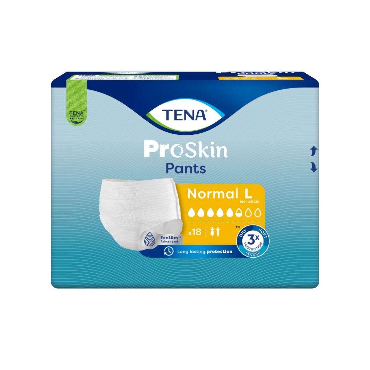 Tena Proskin Pants Normal Large Waist 100 135cm Unisex 770ml