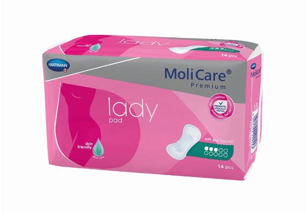 Molicare Premium Lady Pads 3 Drops 335x132mm Female 504ml