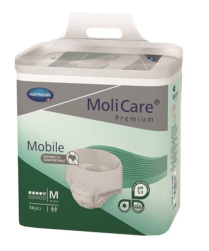 Molicare Premium Mobile 5 Drops Medium Waist 80 120cm 1017ml