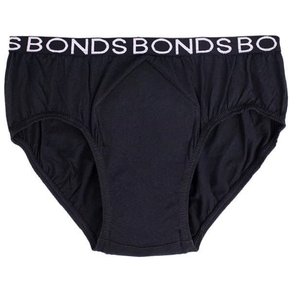 Nightnday Bonds Hipster Waist 64 68 Cm 10 12 Yrs Waist 64 68 Cm Unisex 400ml Black