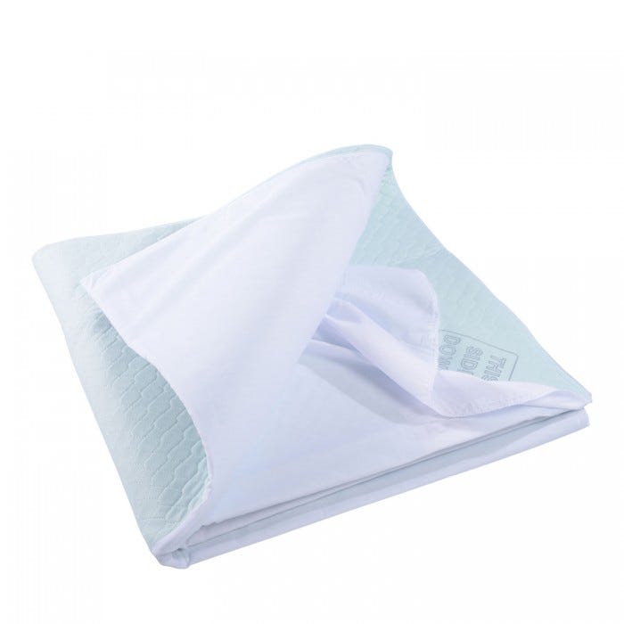 Drycare Deluxe Absorbent Bed Pad + Tuckins Sky Blue 100x100cm 3000ml