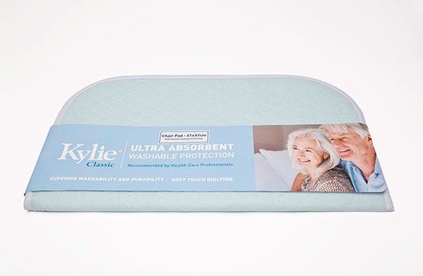 Kylie Chair Pad 61x51cm 1000ml Waterproof Blue