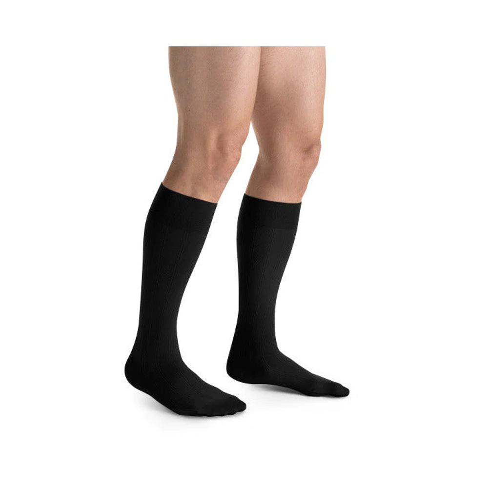 Jobst Casual Vascular Hosiery Medium 20 30mm Hg Knee High Black