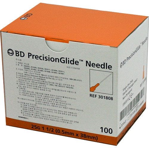 Needle 25g X 1 1/2 (38mm)