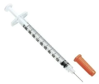 Myshot Syringe Insulin 1ml 29g X 1/2"