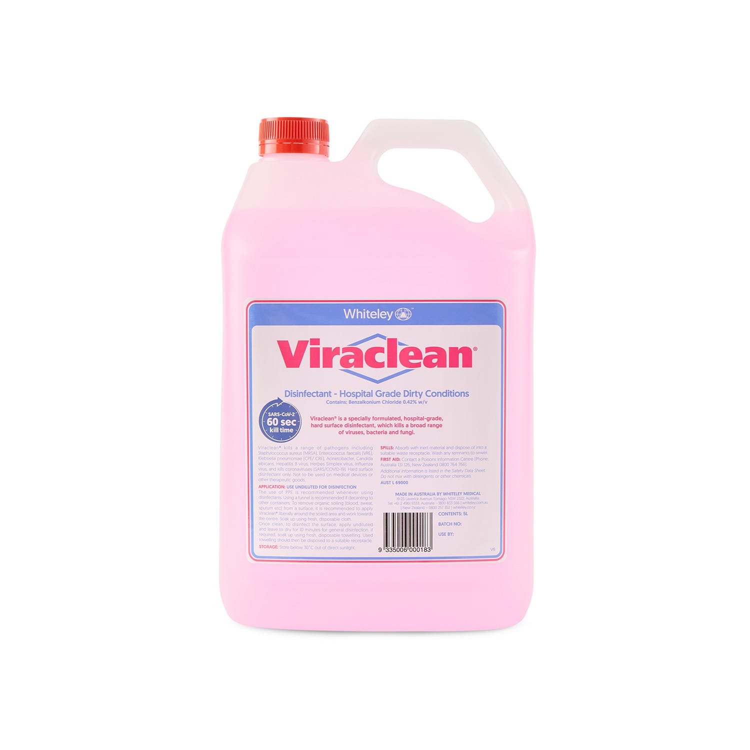 Viraclean Disinfectant   210556 5 Ltr