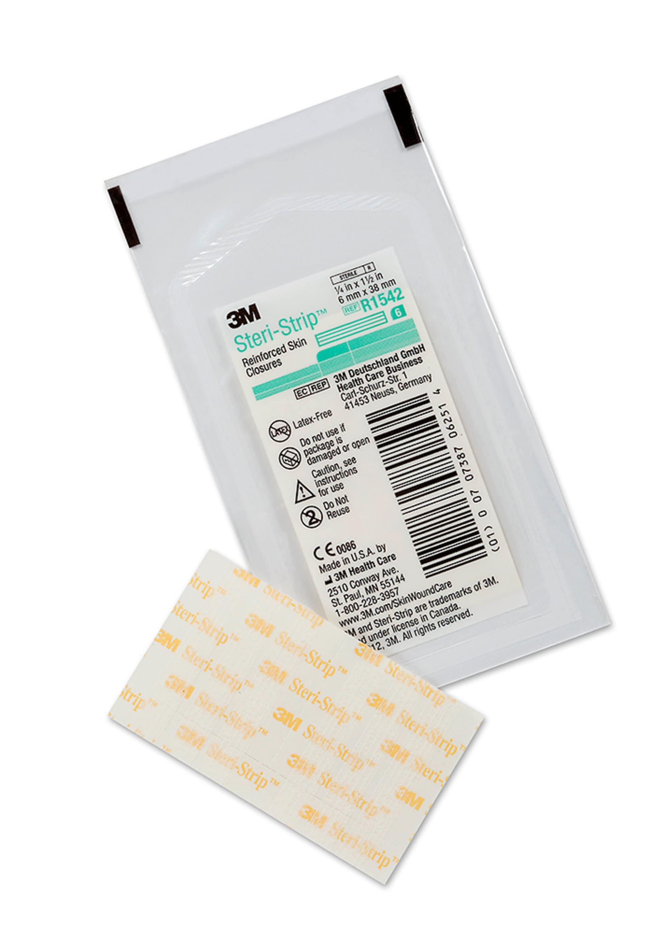 Steri Strip Reinforced Adhesive Skin Closures 6mmx38mm Skin