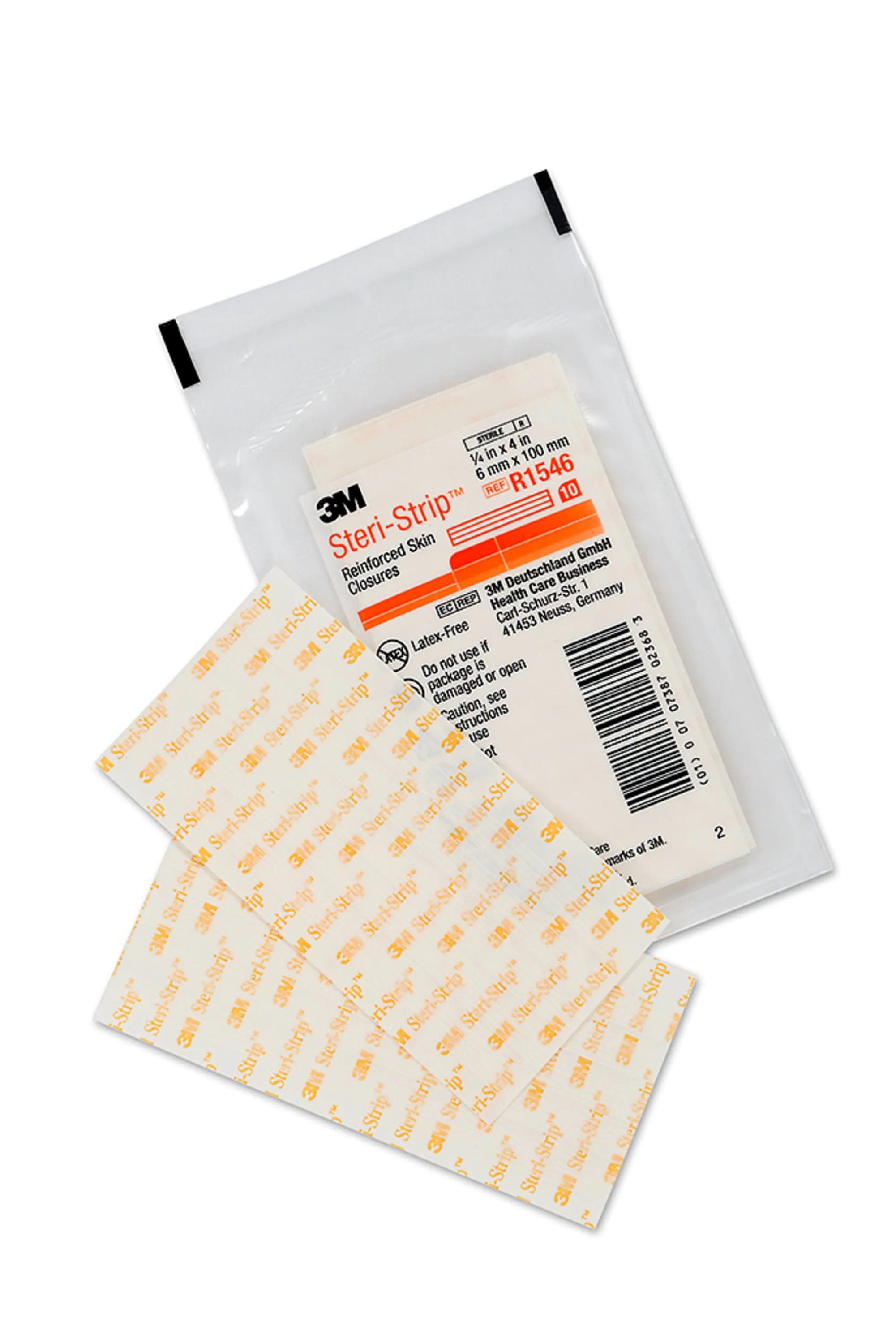 Steri Strip Reinforced Adhesive Skin Closures 6mmx100mm White