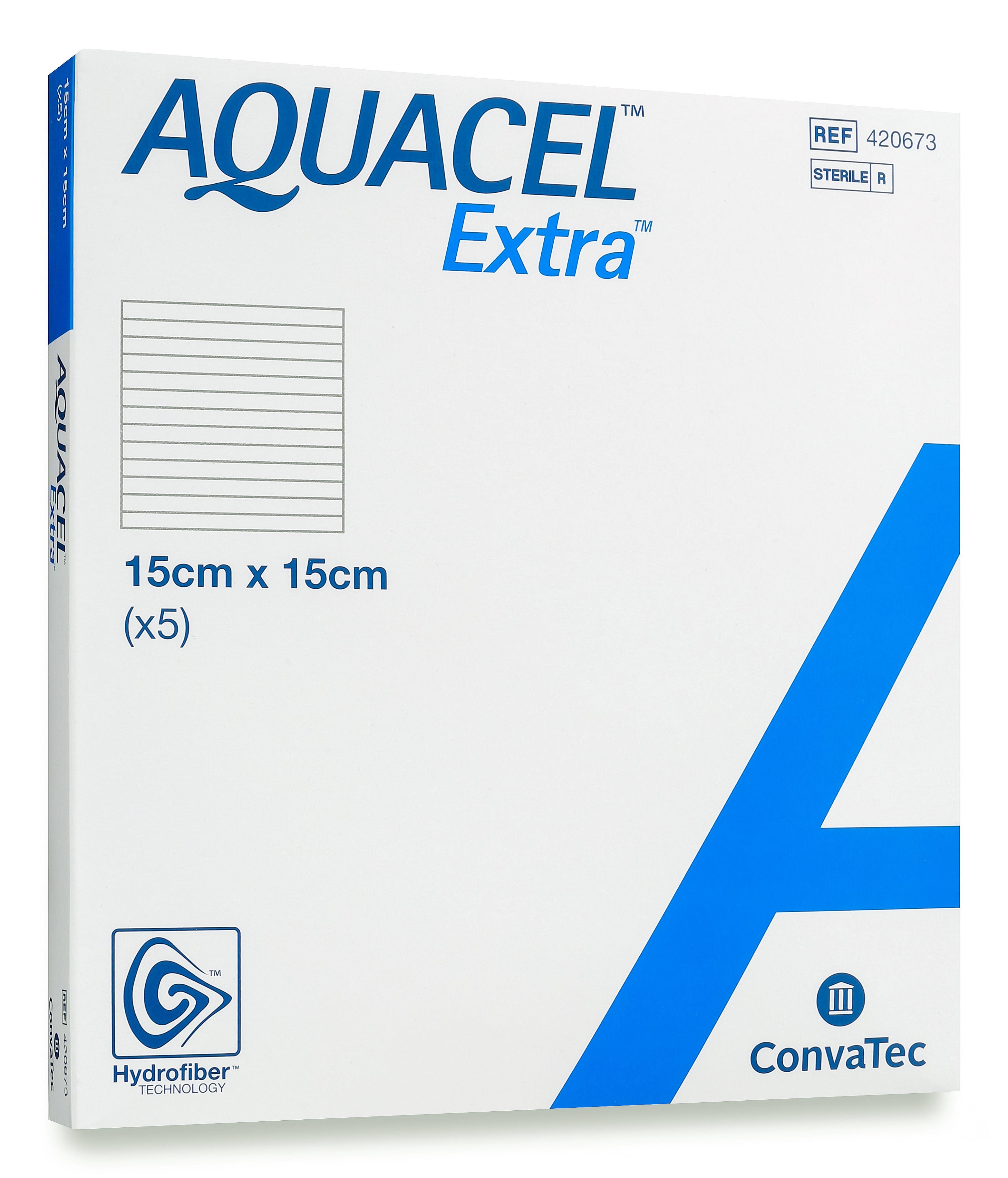 Aquacel Extra Dressing 15cmx15cm White