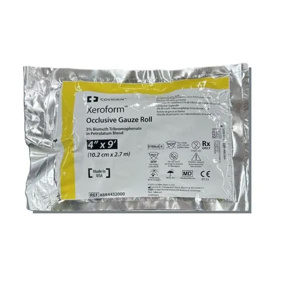Xeroform Petroleum Gauze 10cmx2.7mtr Roll