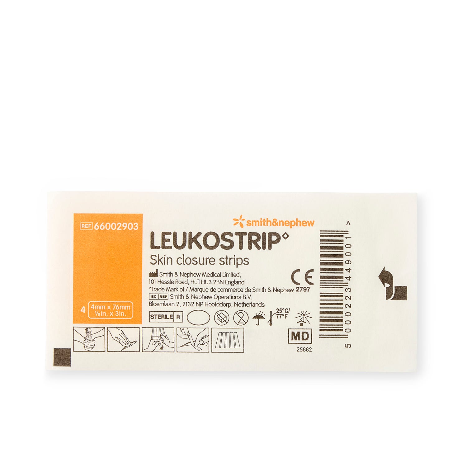 Leukostrip Wound Closure Strip 4mmx76mm