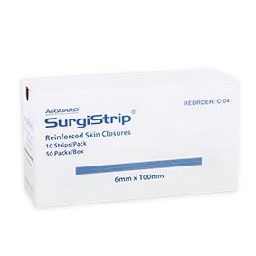 Asguard Surgistrip Reinforced Skin Closures 6mmx100mm