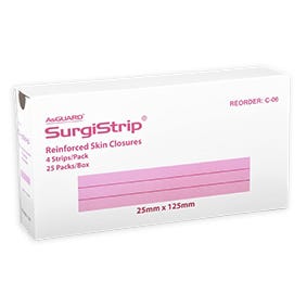 Asguard Surgistrip Reinforced Skin Closures 25mmx125mm