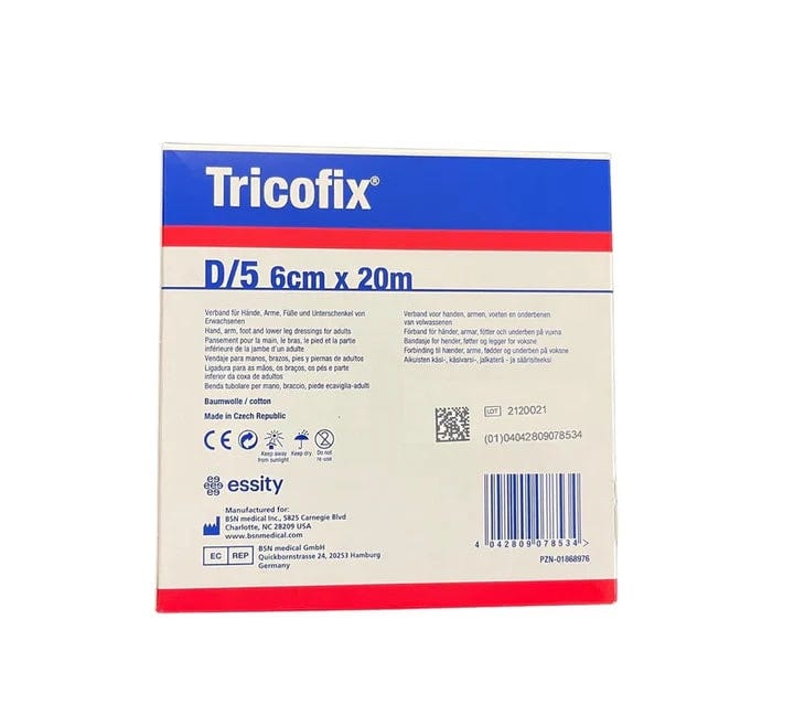 Tricofix Tubular Bandage Size D 6cm