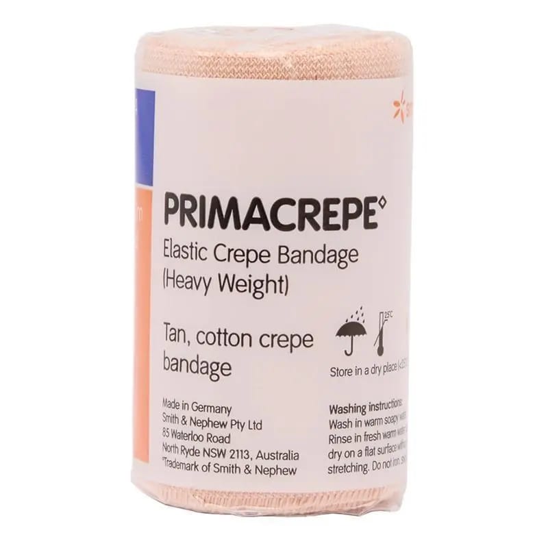 Primacrepe Crepe Bandage 7.5cmx2.3mtr Tan   Heavy Weight 7.5cmx2.3mtr