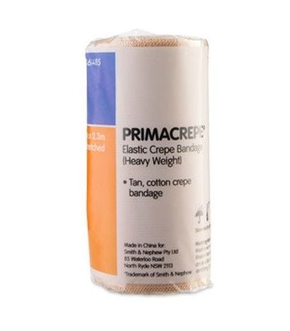 Primacrepe Crepe Bandage 10cmx2.3mtr Tan   Heavy Weight 10cm X 2.3mtr