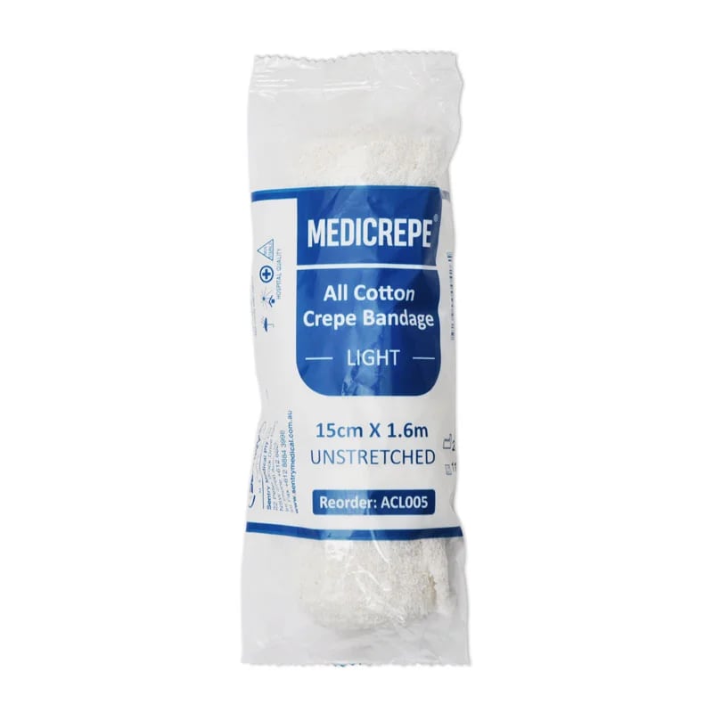 Medicrepe Cotton Crepe Bandage Light 15cmx1.6mtr