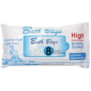 Bath Bags Bathing Wipes Resealable
