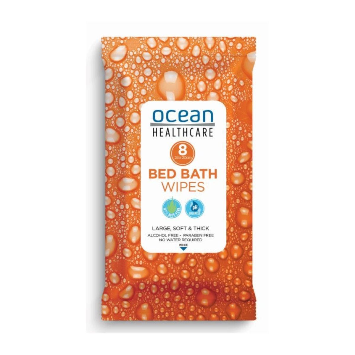Ocean Healthcare Bed Bath Wipes 24x20cm