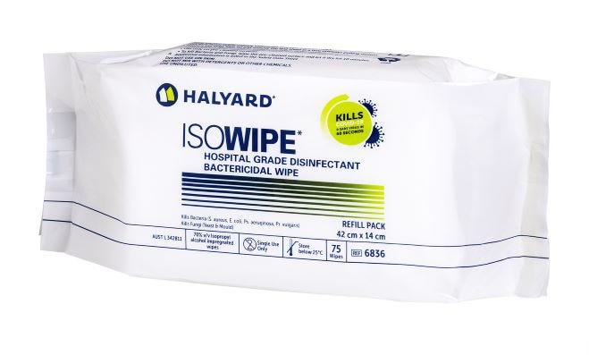 Halyard Clinical Towels Isowipe   6836