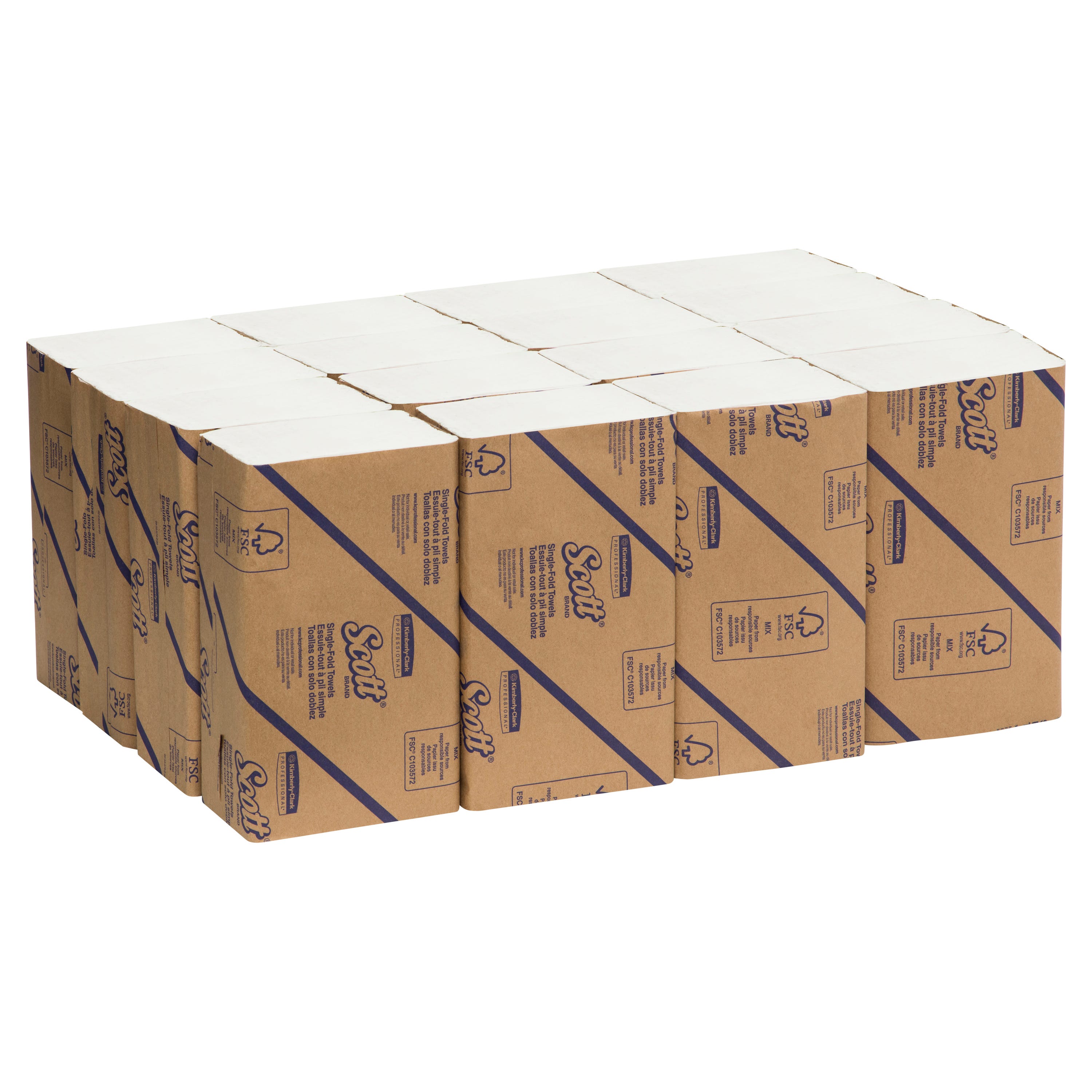 Scotts Hand Towel Interfold 26.6 X 23.6cm