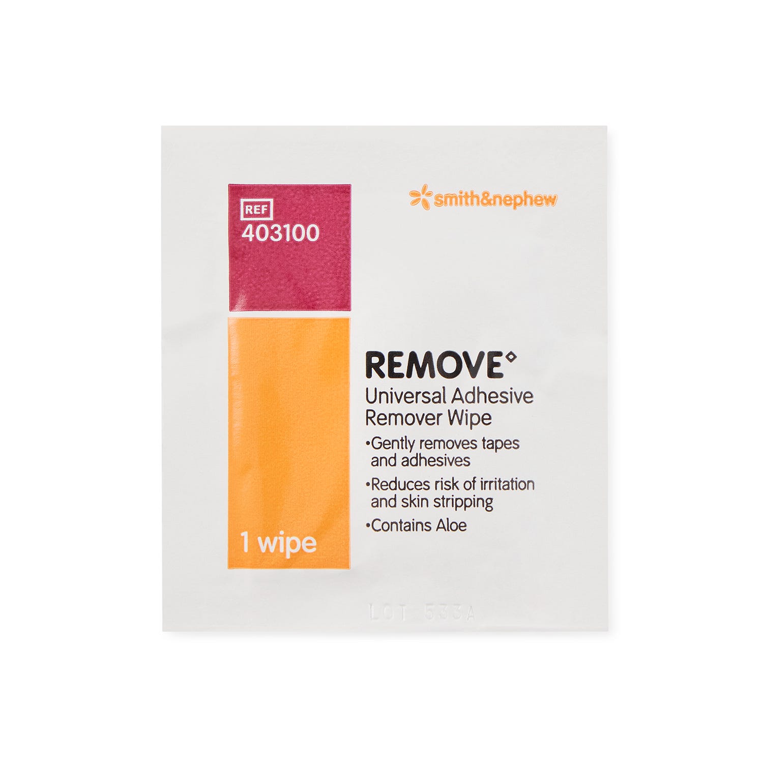 Adhesive Remover Wipes Smith & Nephew (Each)