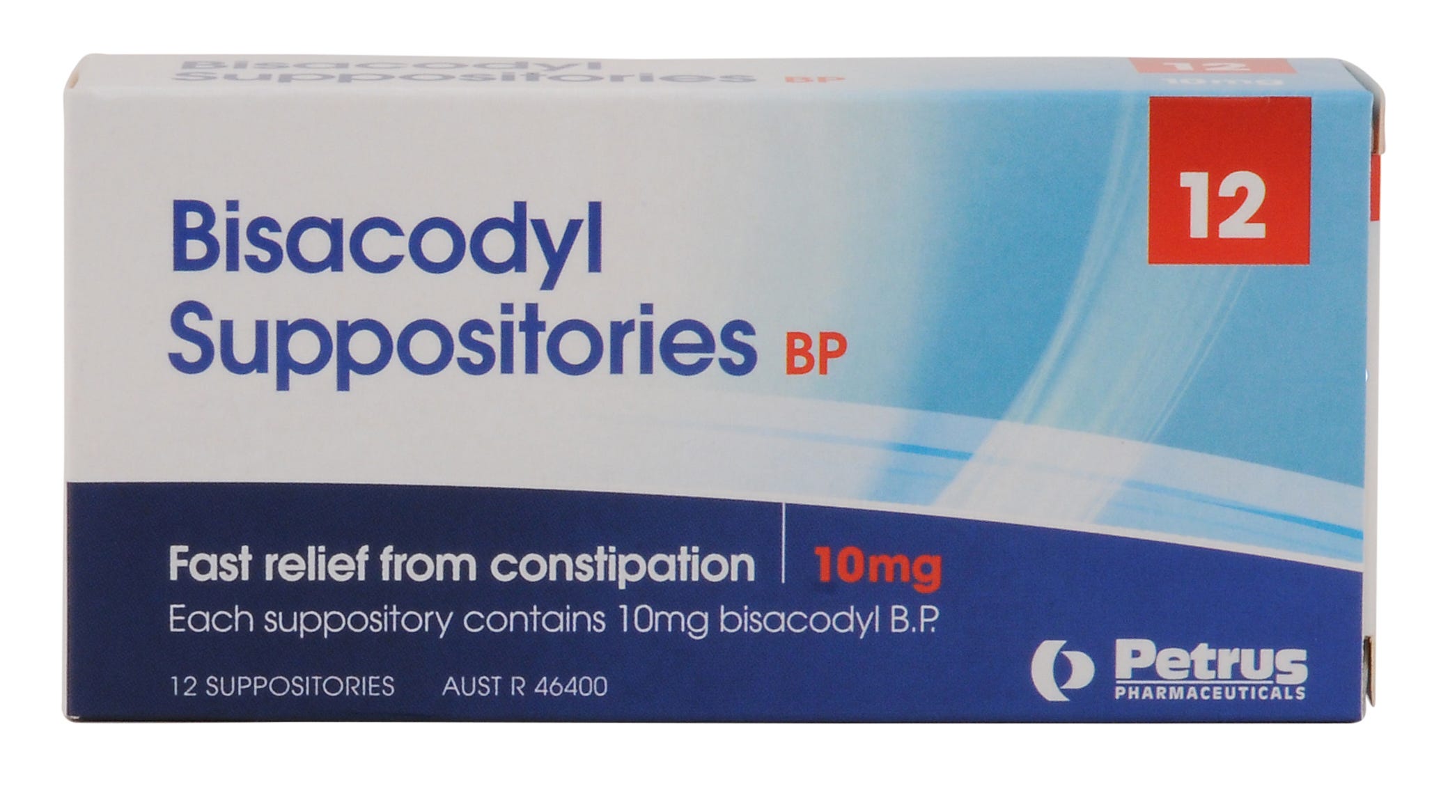 Bisacodyl Suppositories B.P 10mg (Pk Tx12)