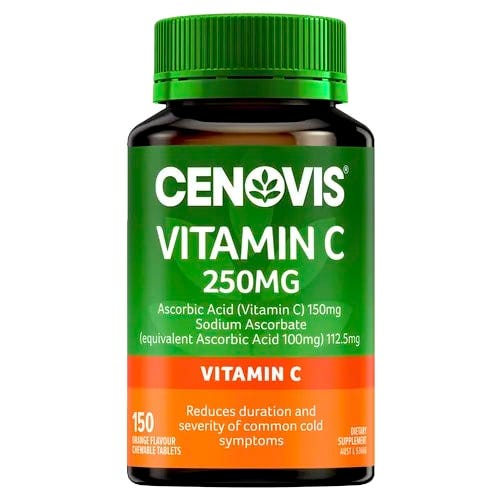 Cenovis  Vitamin C 250 Mg Orange Flavour Tablets