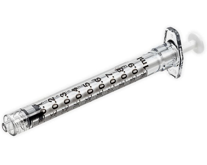 Syringe  Disposable 1ml