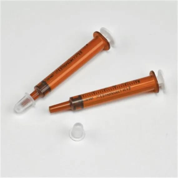 Monoject Oral Medication Syringe Amber 3ml