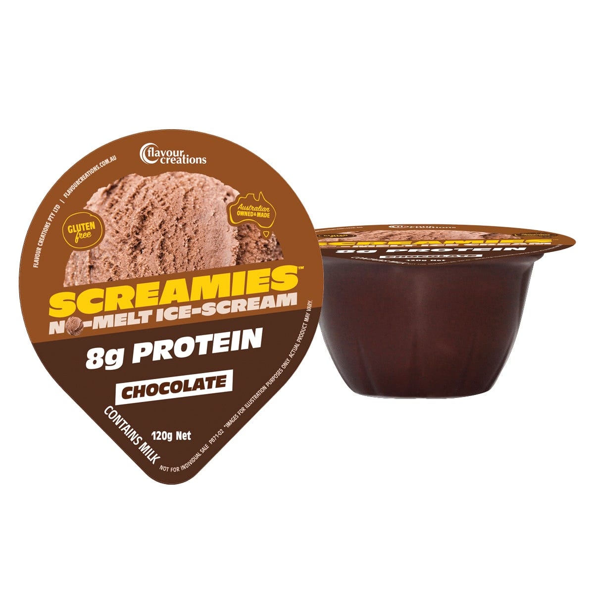 Flavour Creations Screamies No Melt Ice Cream Protein 120gm