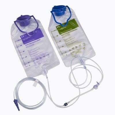 Kangaroo Enteral Pump Administration Set Joey Bag W/1000 Ml Flush 1000ml